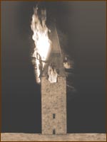 Der Kirchturmbrand von 1884 