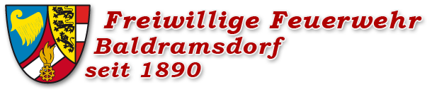 Freiwillige Feuerwehr Baldramsdorf seit 1890 Logo